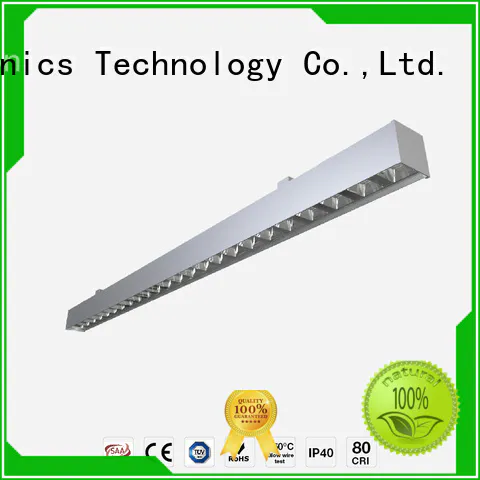Top suspended linear led lighting suspension for business for office