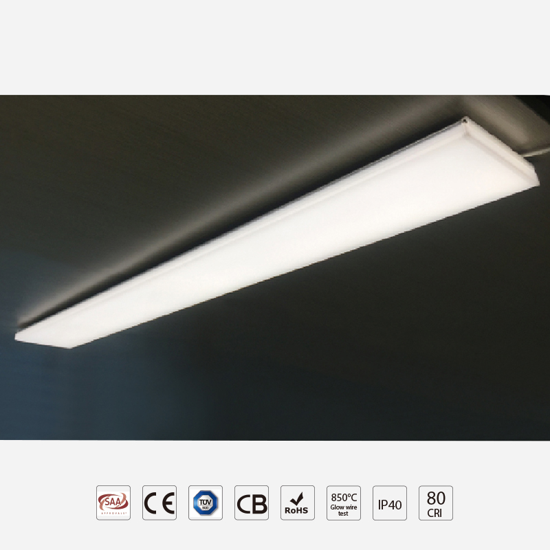 Black Linear Light Embedded Concealed LED Frameless Linear Light