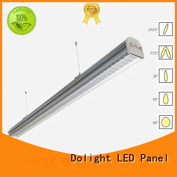 Dolight LED Panel lens linear light fixture for business for supermarket