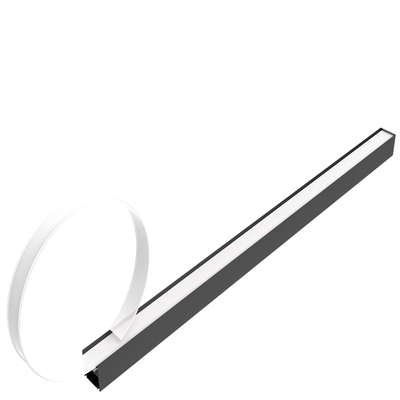 Suspension Opal Led Linear light 90lm/w UGR<19